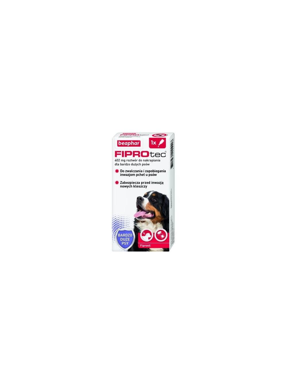 Fiprotec XL dla psów od 40 do 60 kg  - 402mg