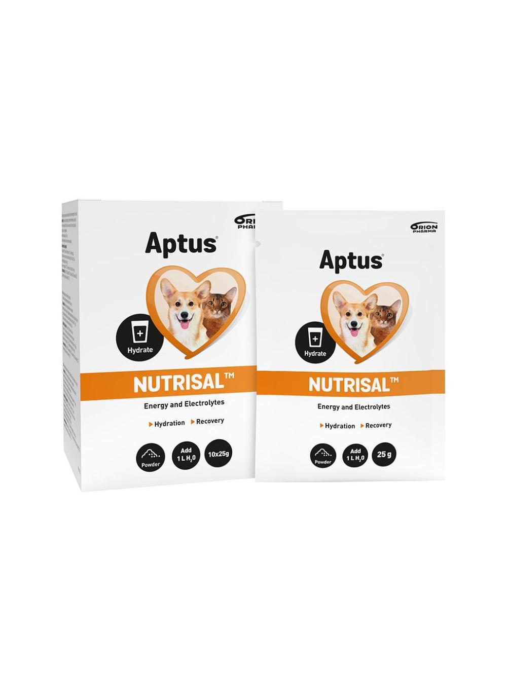 APTUS NUTRISAL na biegunkę i odwodnienie dla psa i kota 10x25g