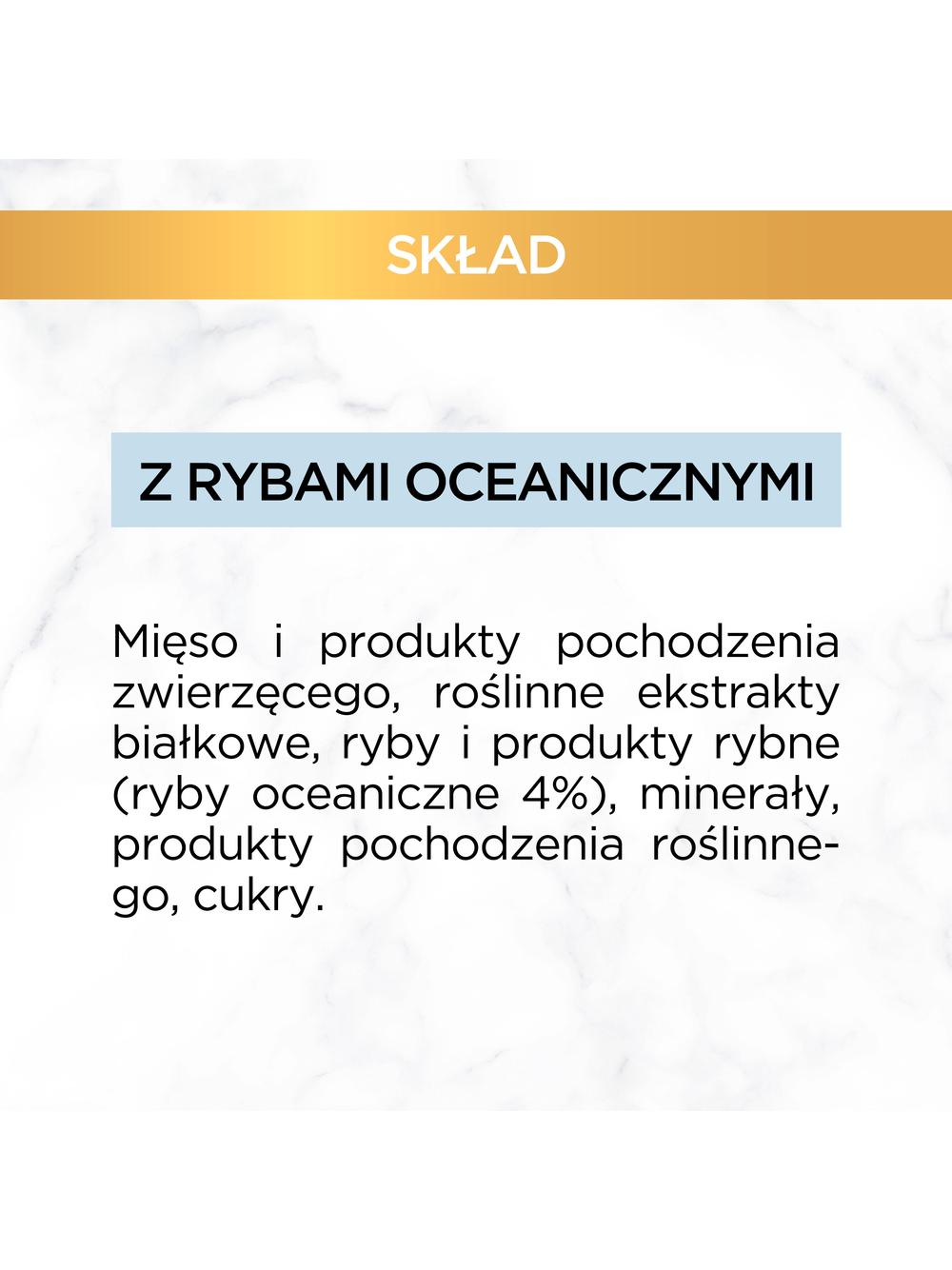Purina Gourmet Gold Succulent Delights z rybami oceanicznymi 72x85g