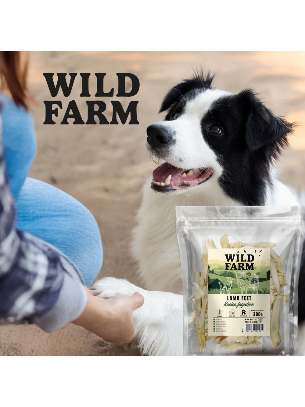 WILD FARM racice jagnięce 300g przysmak dla psa