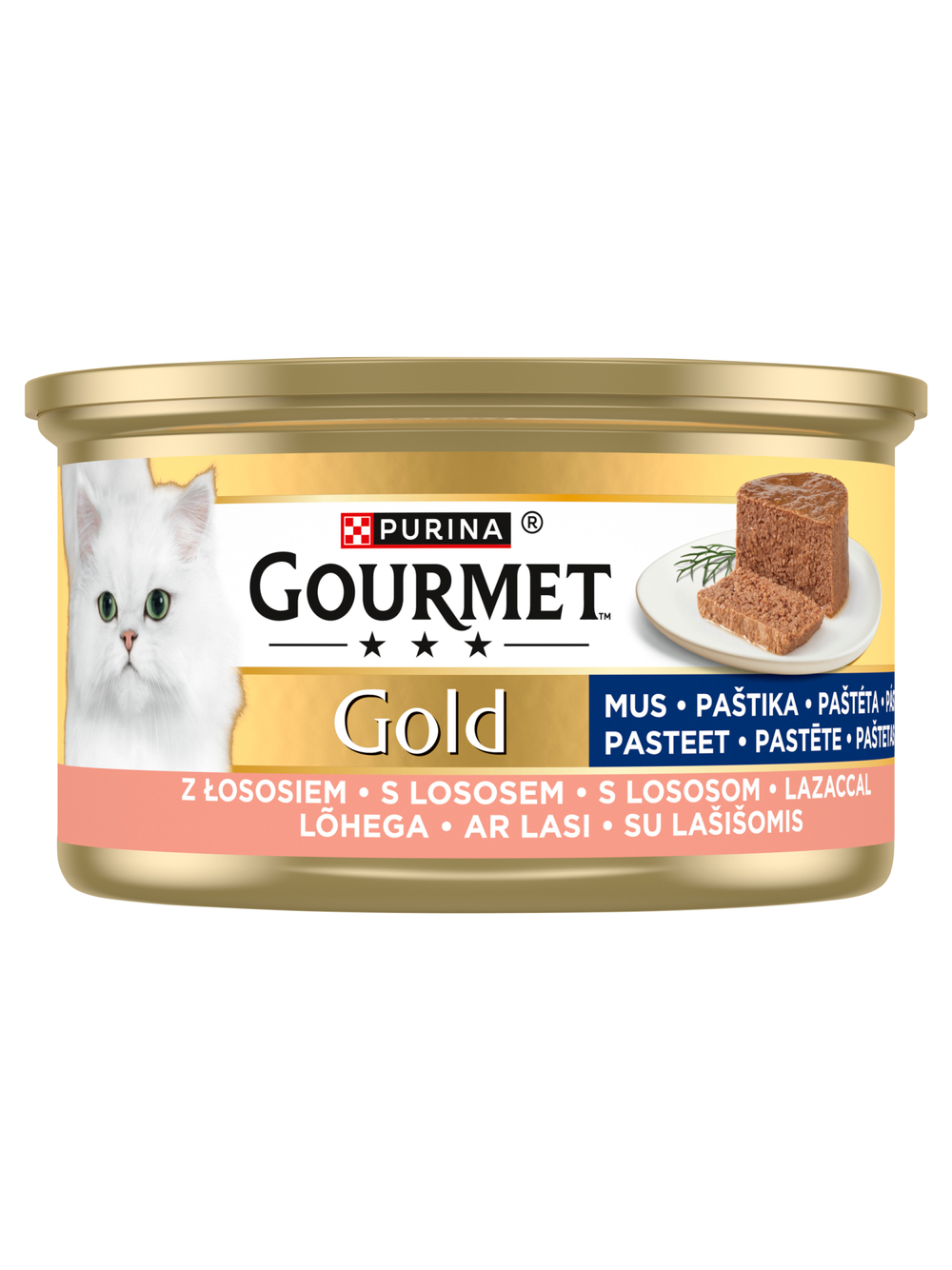Purina Gourmet Gold mus z łososiem 24x85g