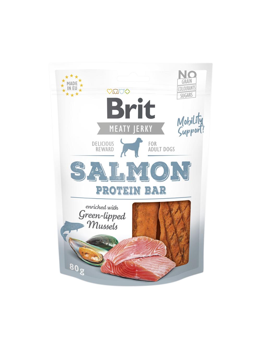 BRIT Jerky Snack Salmon 80g