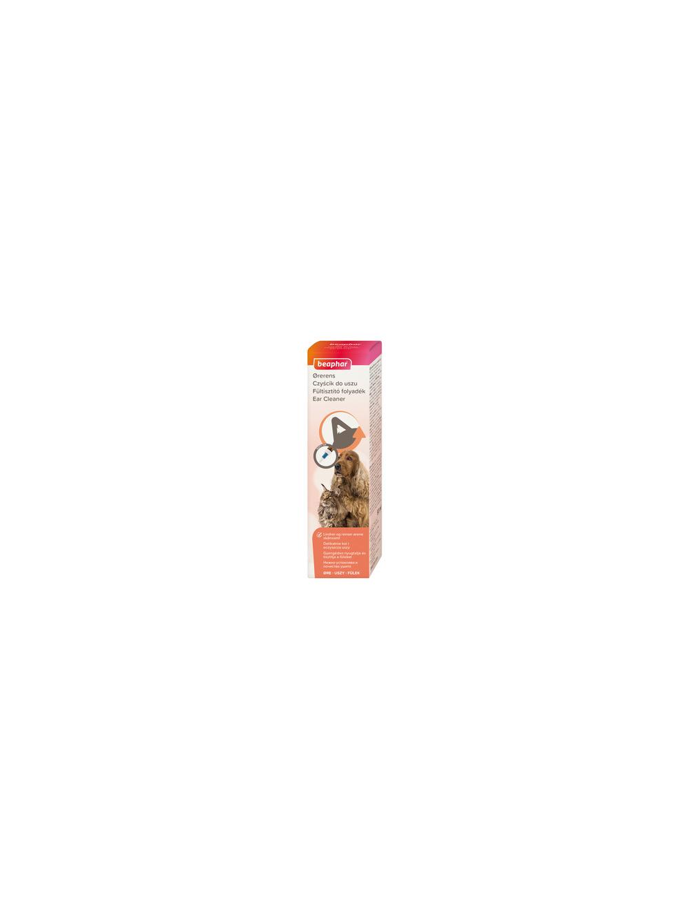Beaphar EARCLEANER 50ML - krople do pielęgnacji uszu dla psów i kotów