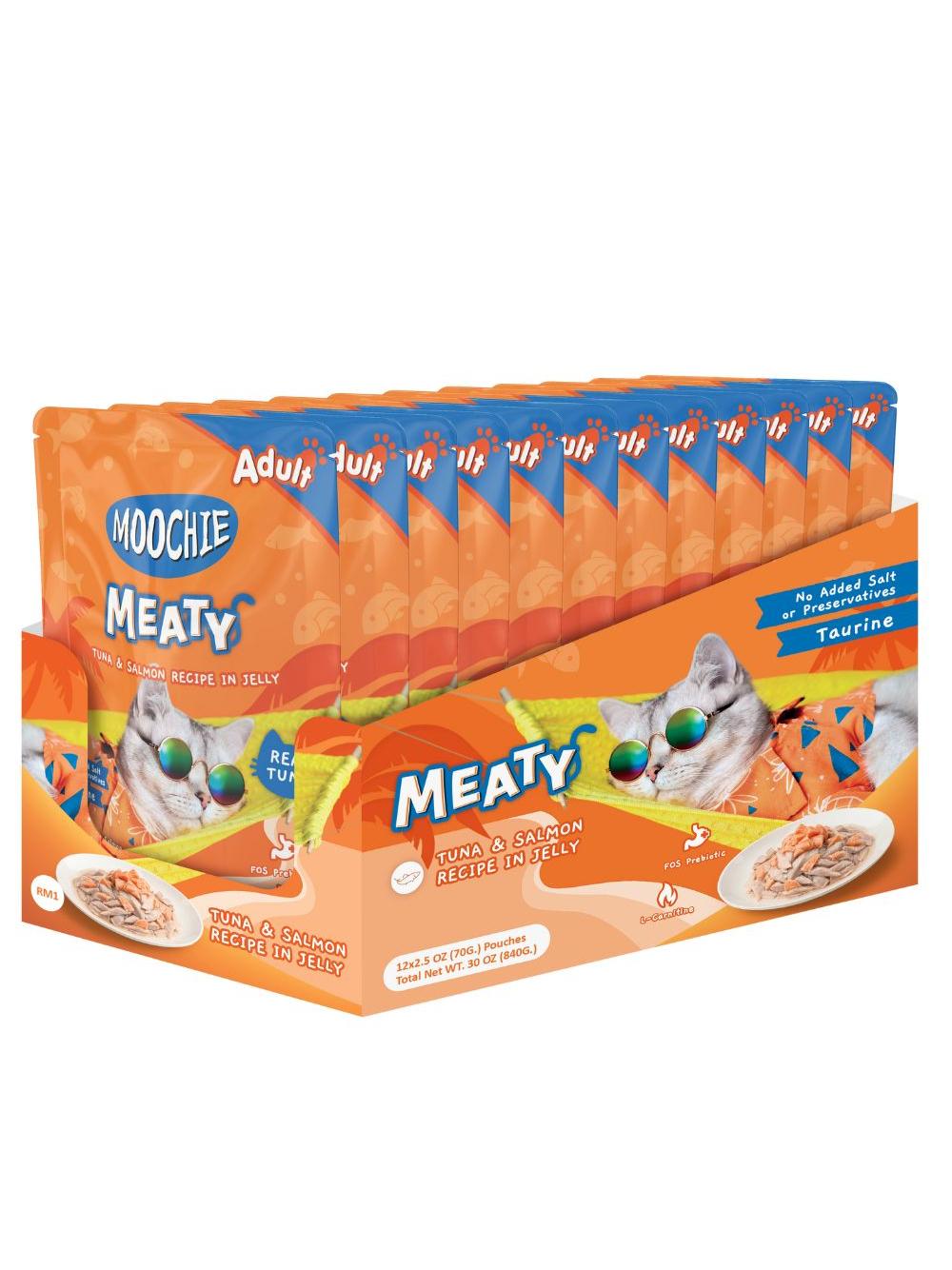 MOOCHIE Tuna & Salmon In Jelly 70g