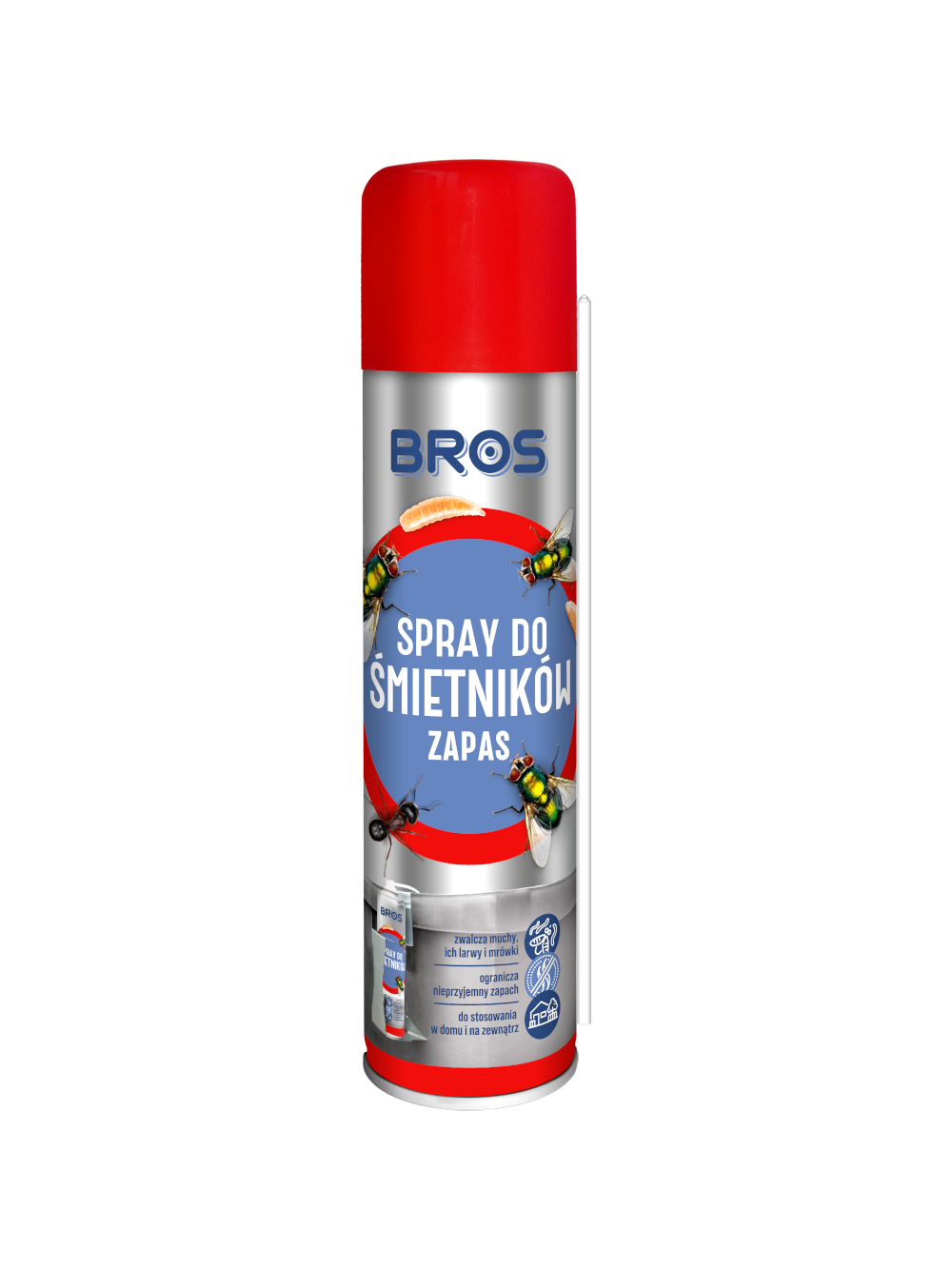 BROS - Spray do śmietników – zapas 400ml