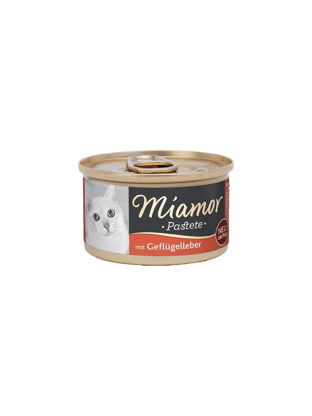 Miamor Pastete wątróbka drobiowa 12x85g puszka