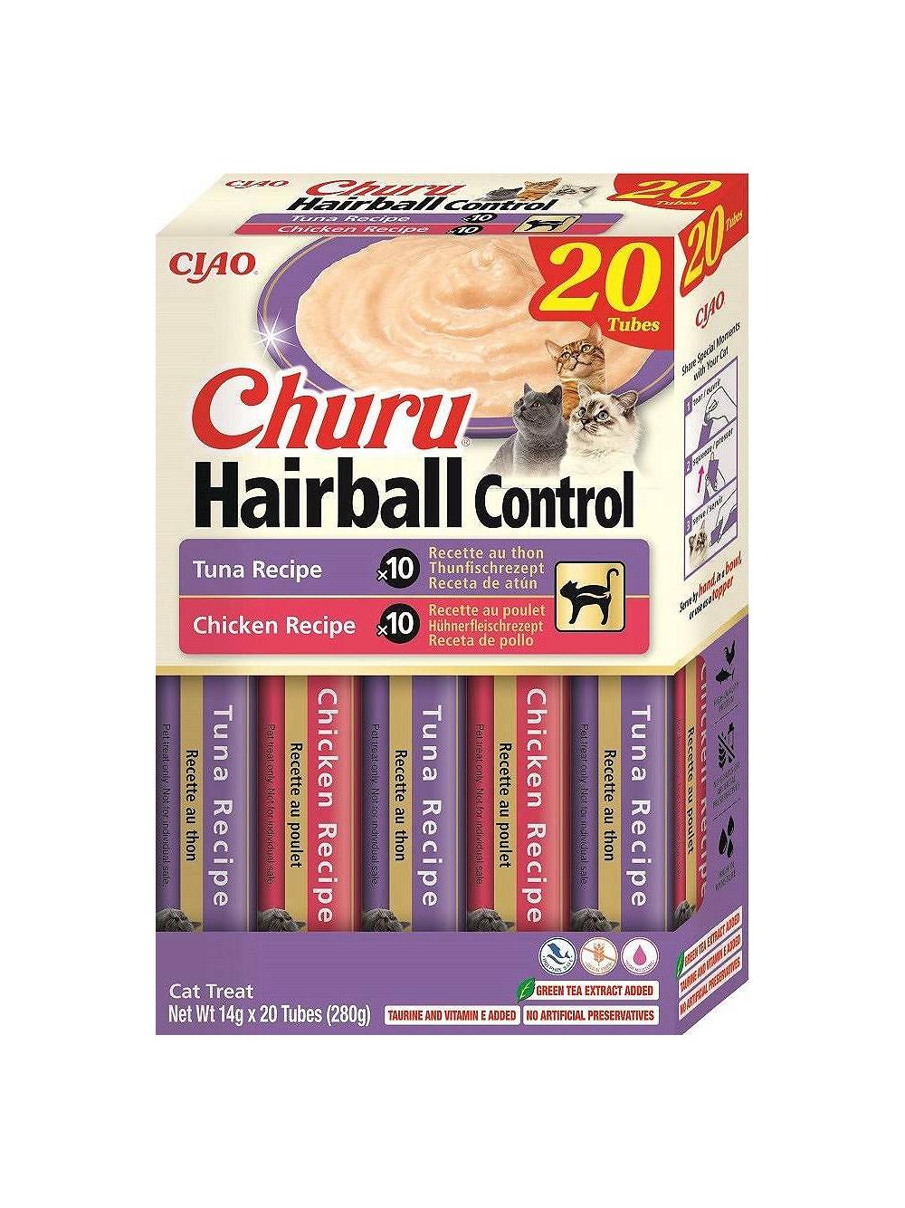 INABA Churu Hairball Control dla kota - 20x14g