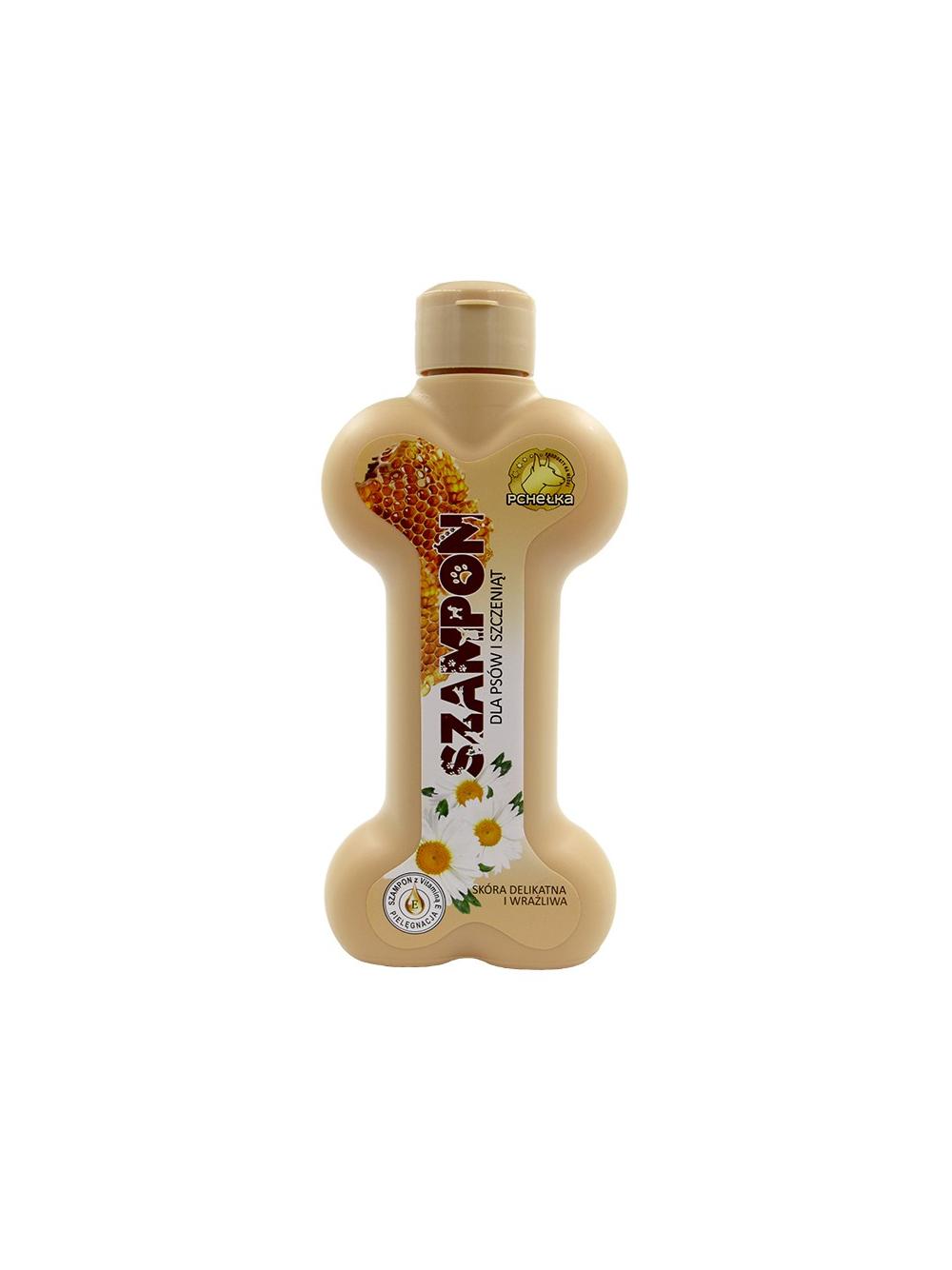 Pchełka szampon dla psów i szczeniąt miód + rumianek 200 ml