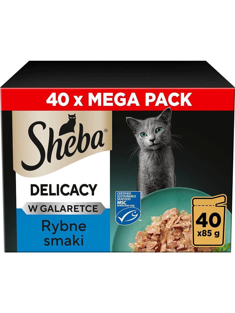 Sheba Delicacy in Jelly Kolekcja Smaków Rybnych w galaretce 160x85g