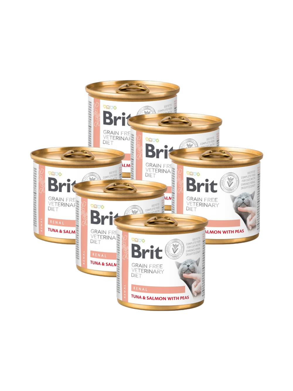 Brit gf veterinary diets cat Renal 6x200g