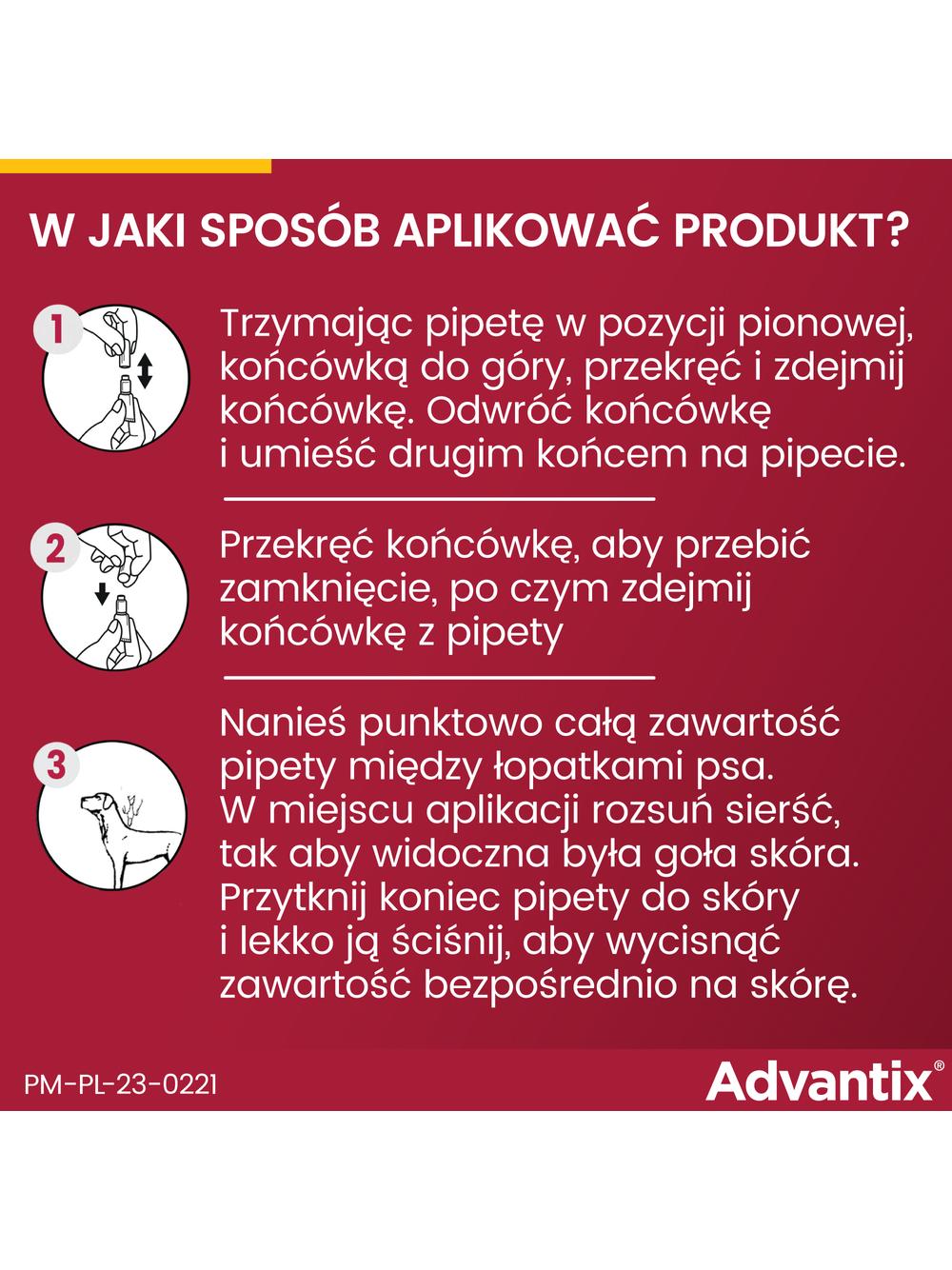 Advantix dla psów 4-10kg (pipeta 1ml)