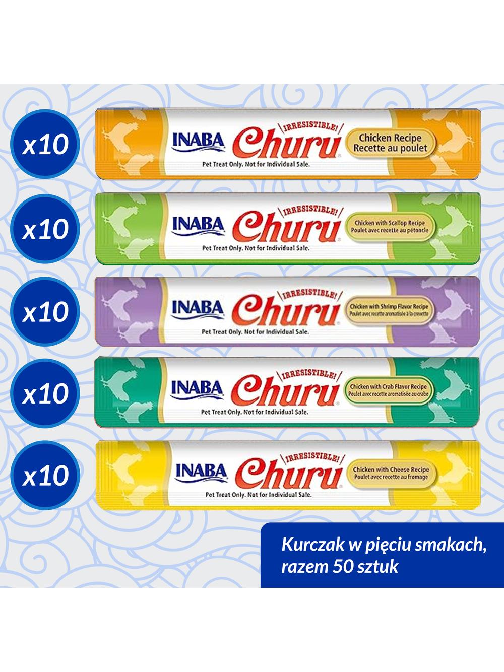 INABA  Churu Diet  dla kota - mix z kurczakiem 50x14g