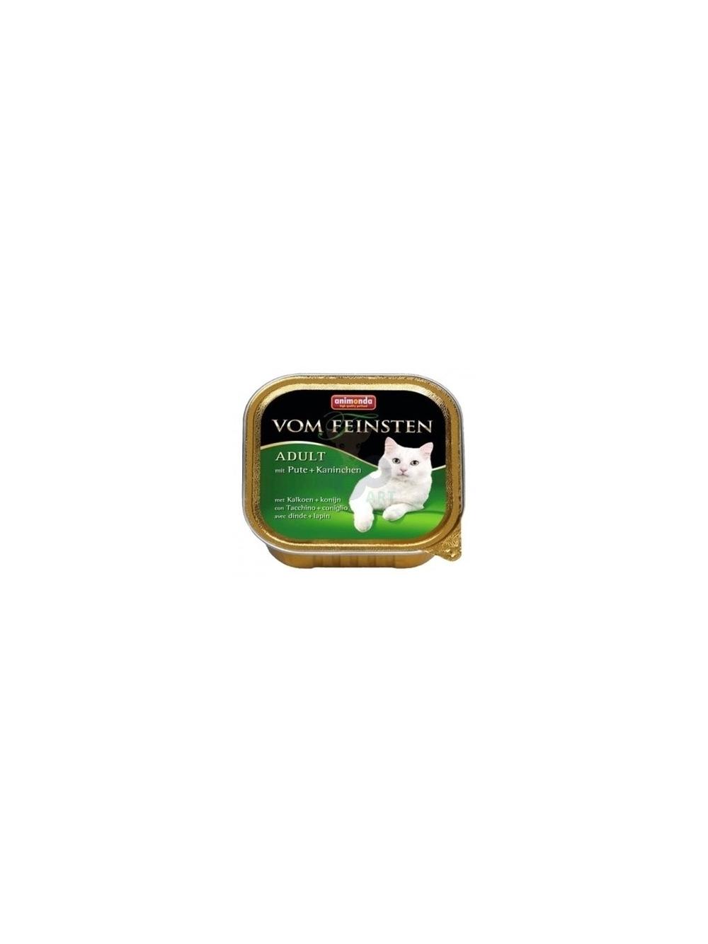 ANIMONDA Vom Feinsten Adult Cat smak: z indykiem i królikiem 6 x 100g