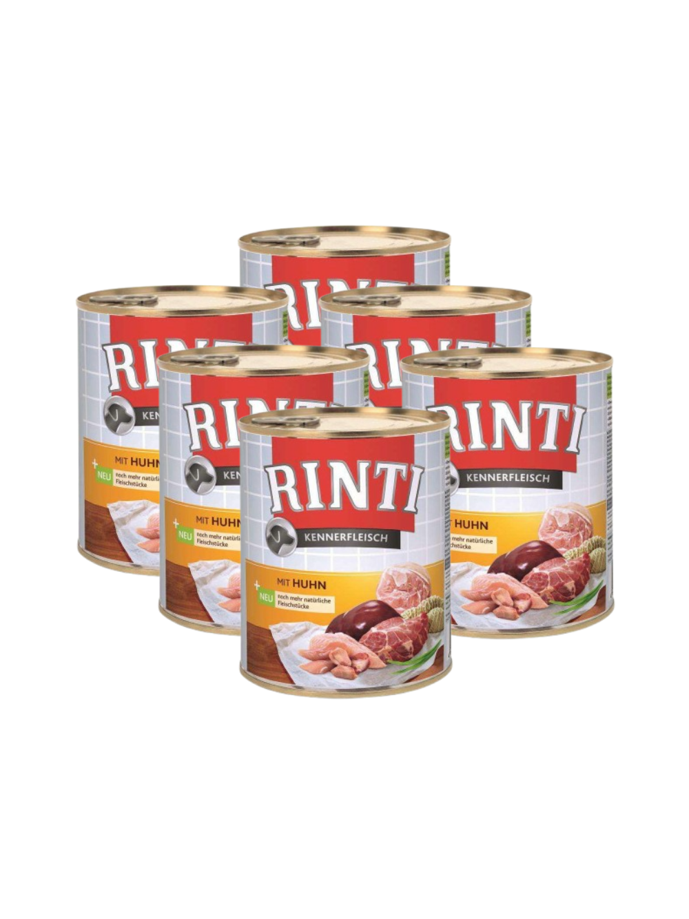 Rinti Kennerfleisch Huhn karma mokra dla psa - kurczak 6x800g