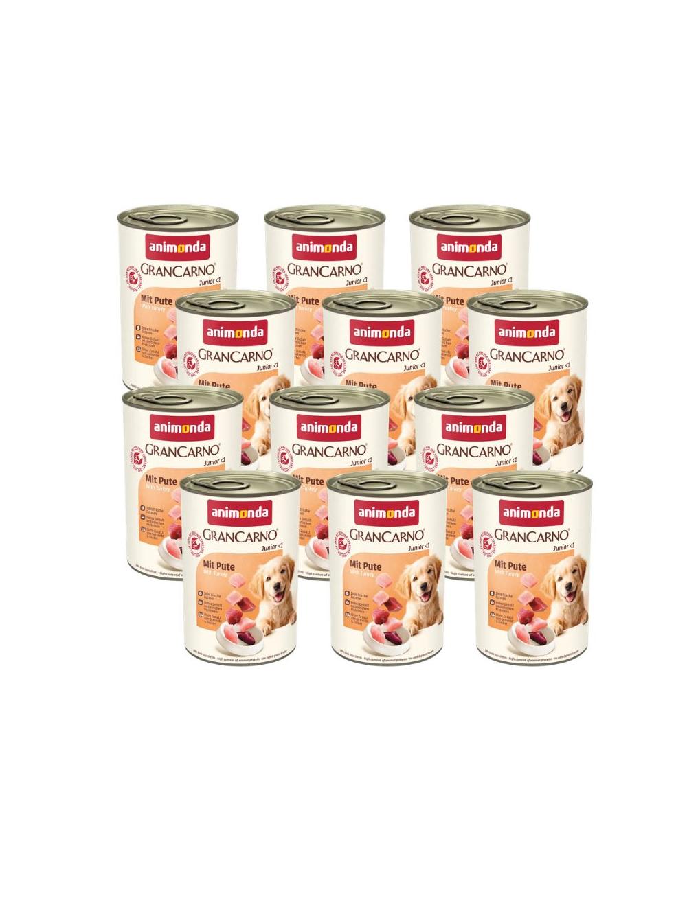 ANIMONDA GranCarno Junior smak: Indyk 12x400g
