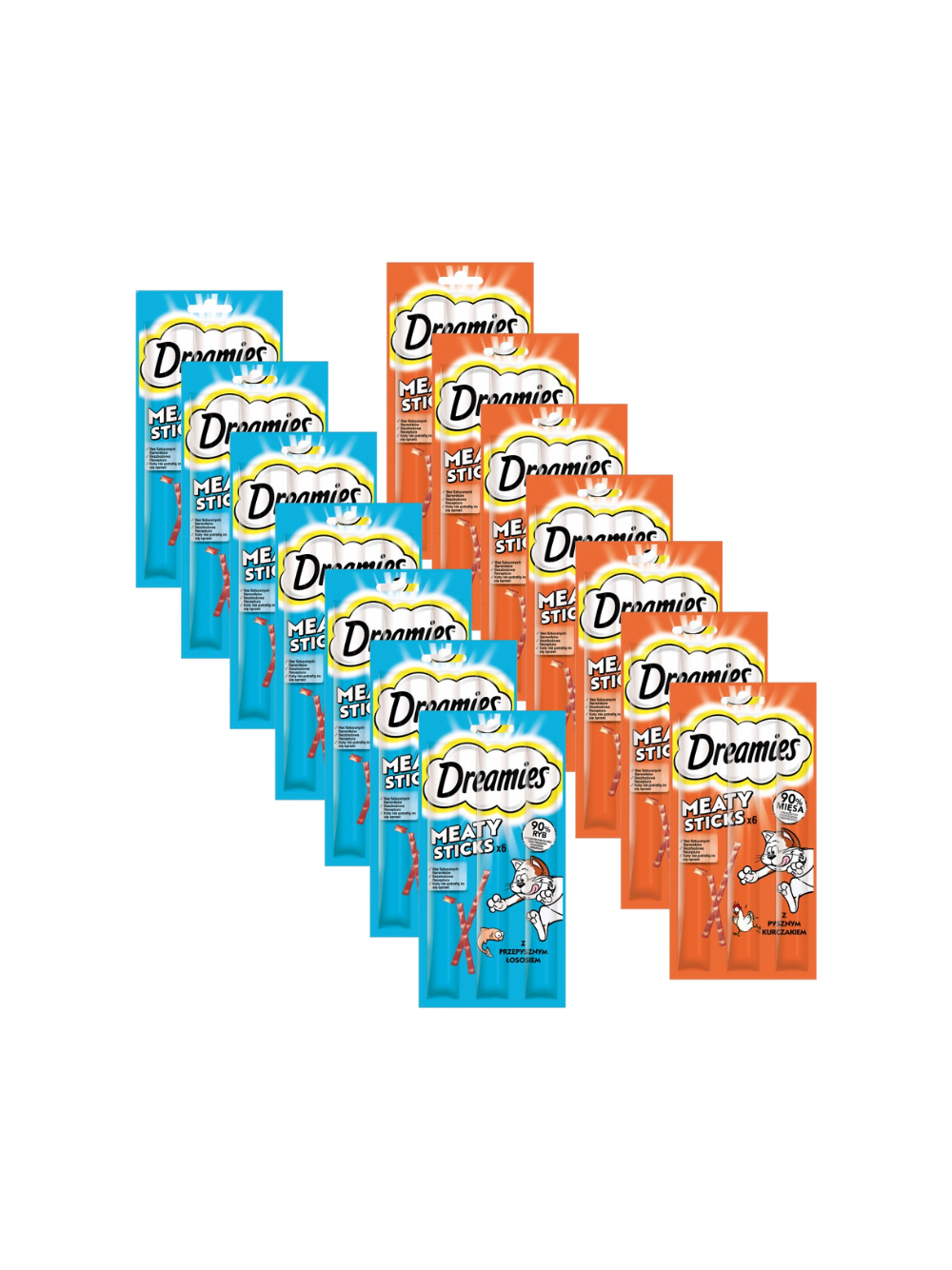 DREAMIES 14x30g – karma uzupełniająca dla dorosłych kotów Mix Smaków