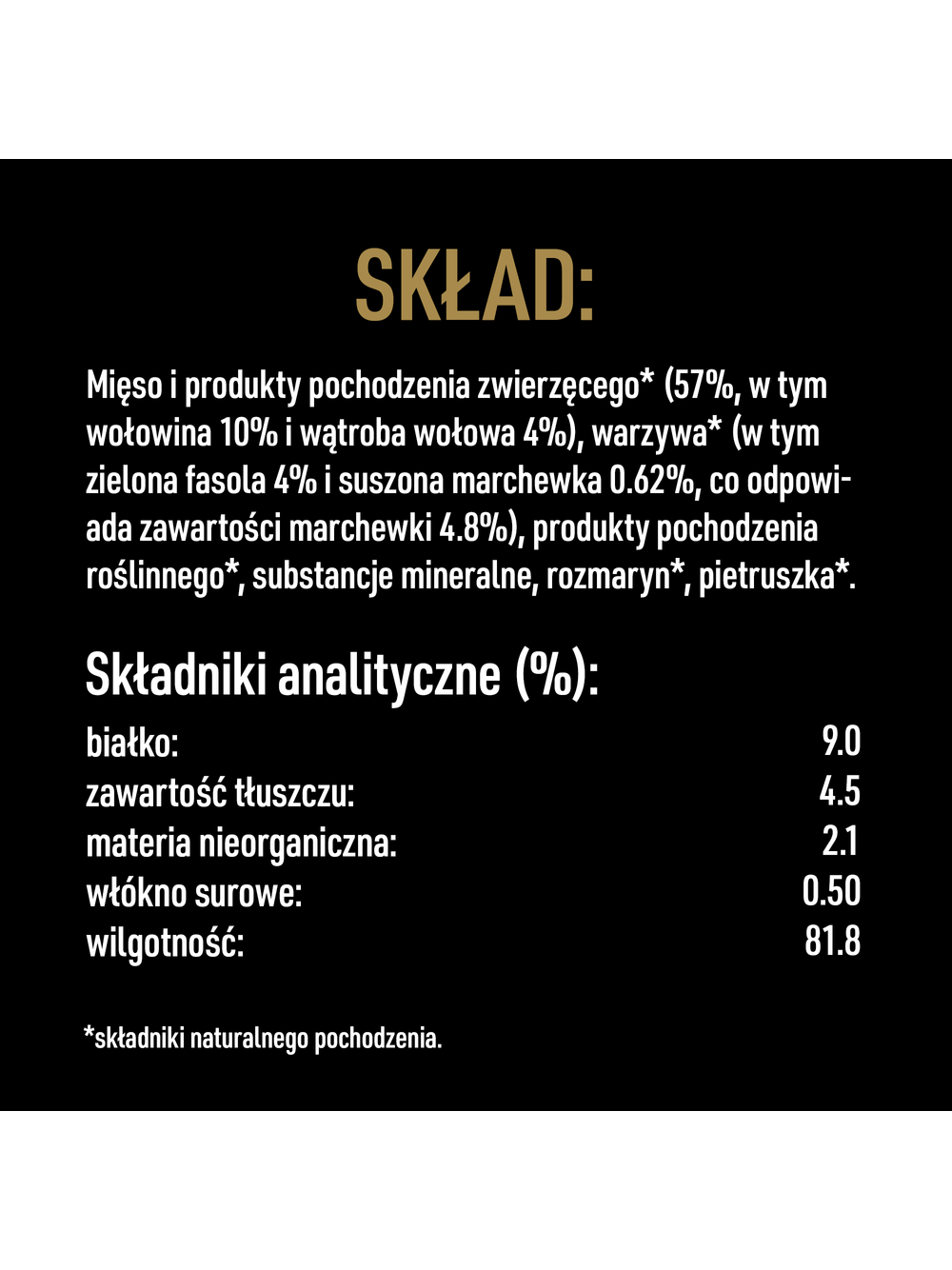 CESAR puszka 400g - mokra karma pełnoporcjowa dla dorosłych psów bogata w wołowinę, przybrana marchewką, fasolką i ziołami