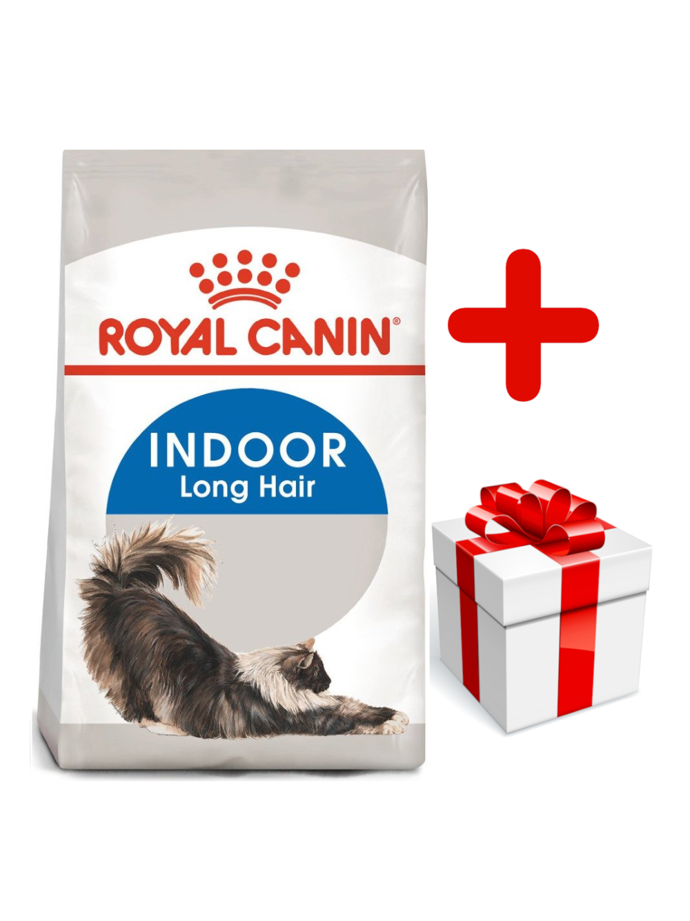ROYAL CANIN  Indoor Long Hair 10kg karma sucha dla kotów dorosłych, długowłose, przebywających wyłącznie w domu  + niespodzianka dla kota GRATIS!