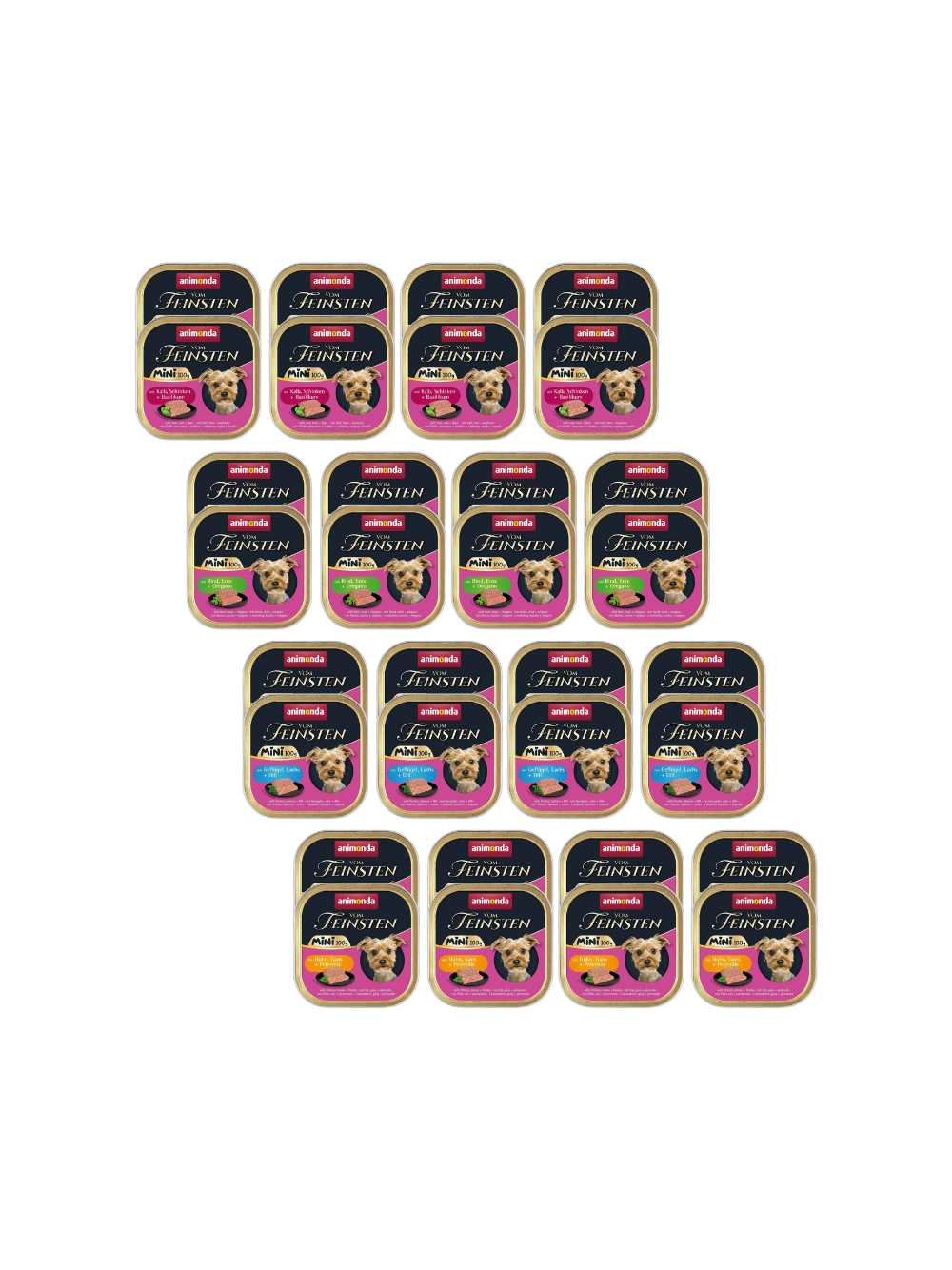 ANIMONDA Vom Feinsten mini adult Mix Smaków 32x100g