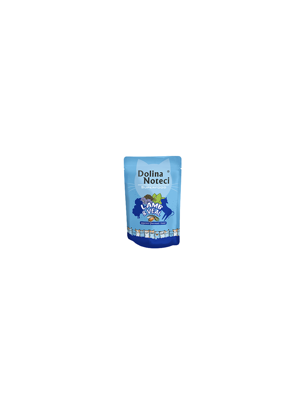 DOLINA NOTECI Superfood cielęcina i jagnięcina saszetka 10x85g