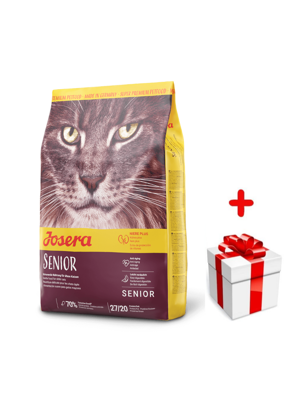 JOSERA Senior 400g + niespodzianka dla kota GRATIS!