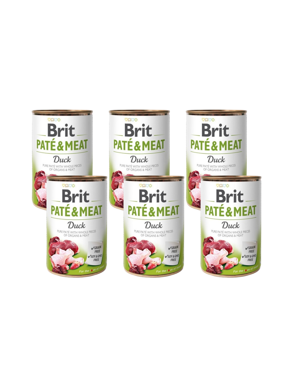 BRIT PATE & MEAT DUCK 6x800g