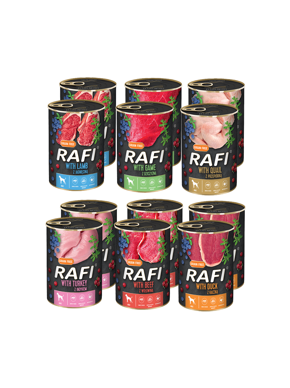 DOLINA NOTECI Rafi MIX SMAKÓW 30x400g 5 SMAKÓW