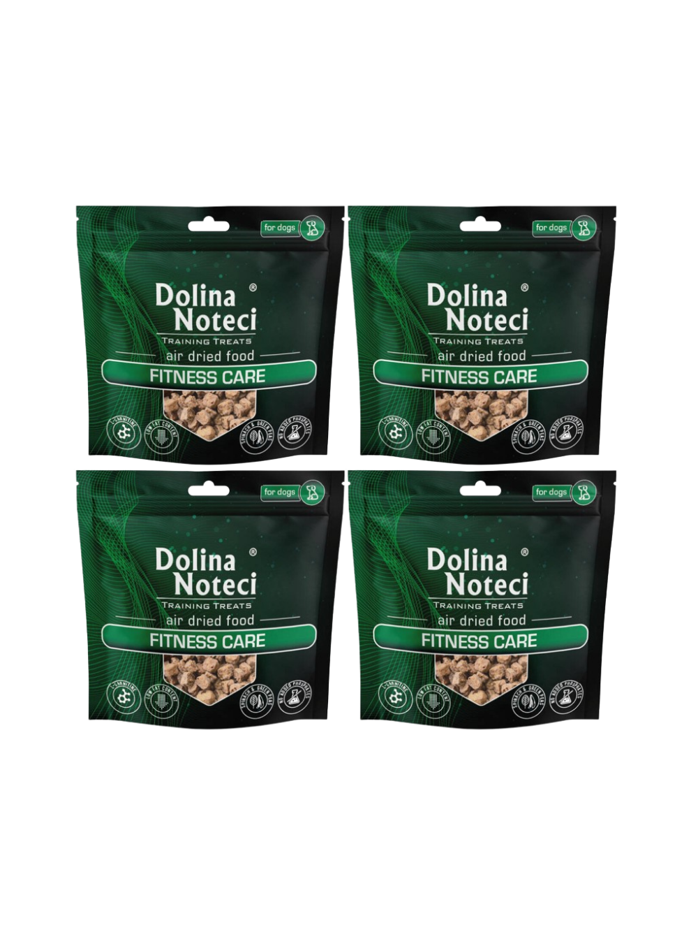 DOLINA NOTECI Training Treats Fitness Care przysmaki treningowe dla psa 4x130g