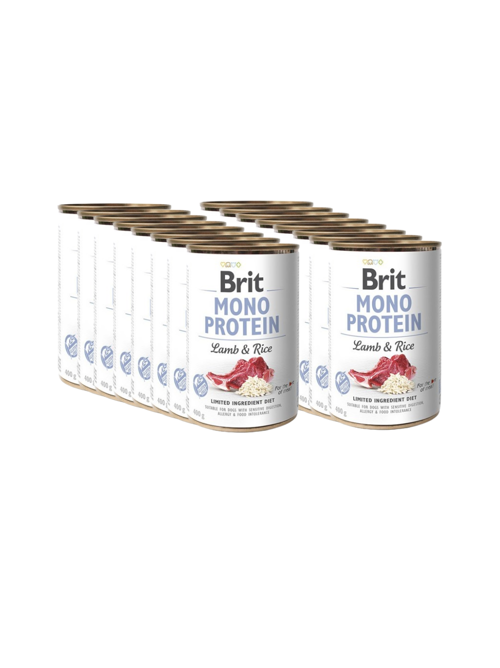 BRIT MONO PROTEIN LAMB & BROWN RICE 18x400g