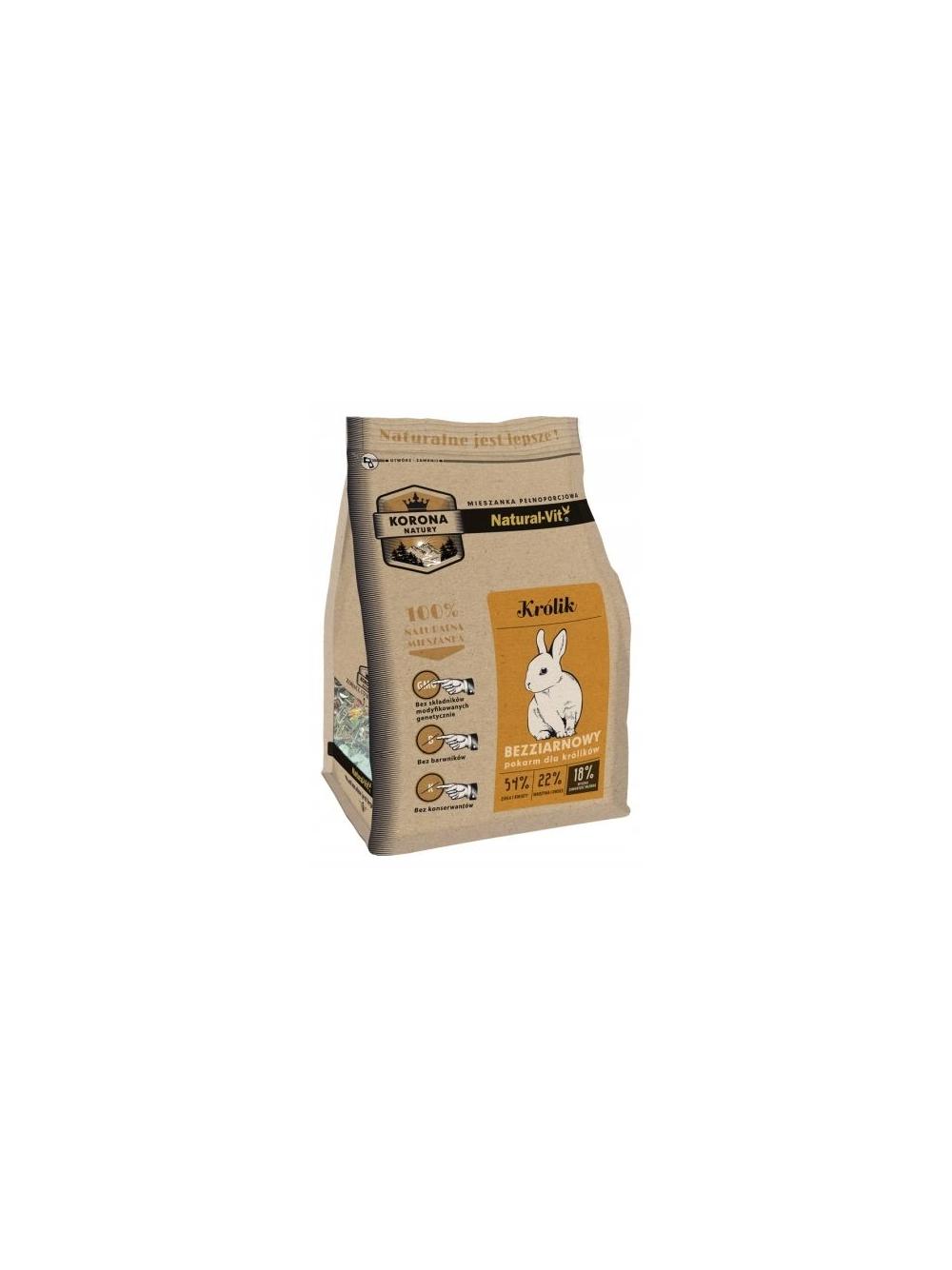 Natural-Vit Korona Natury Mieszanka pełnoporcjowa dla królika 10 kg