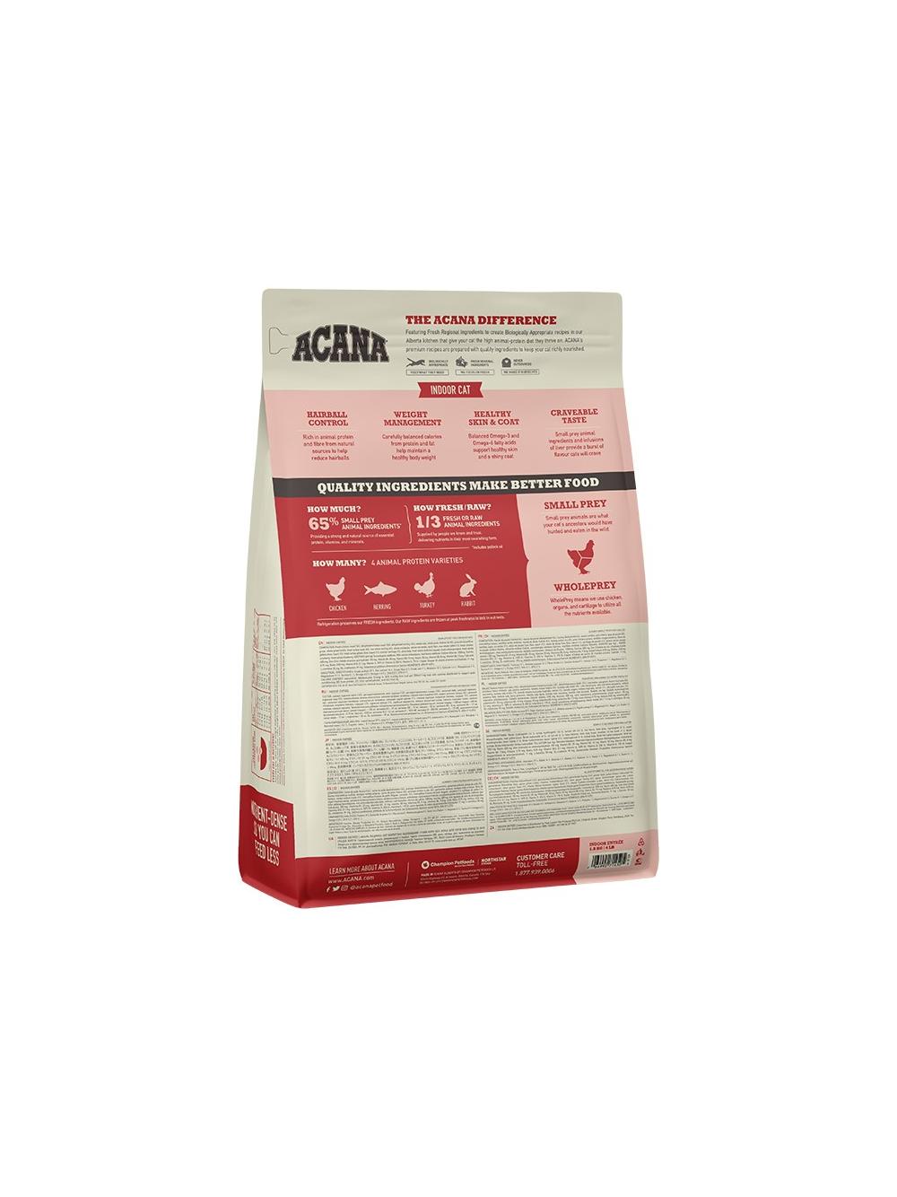 ACANA Indoor Entree Cat 1,8kg