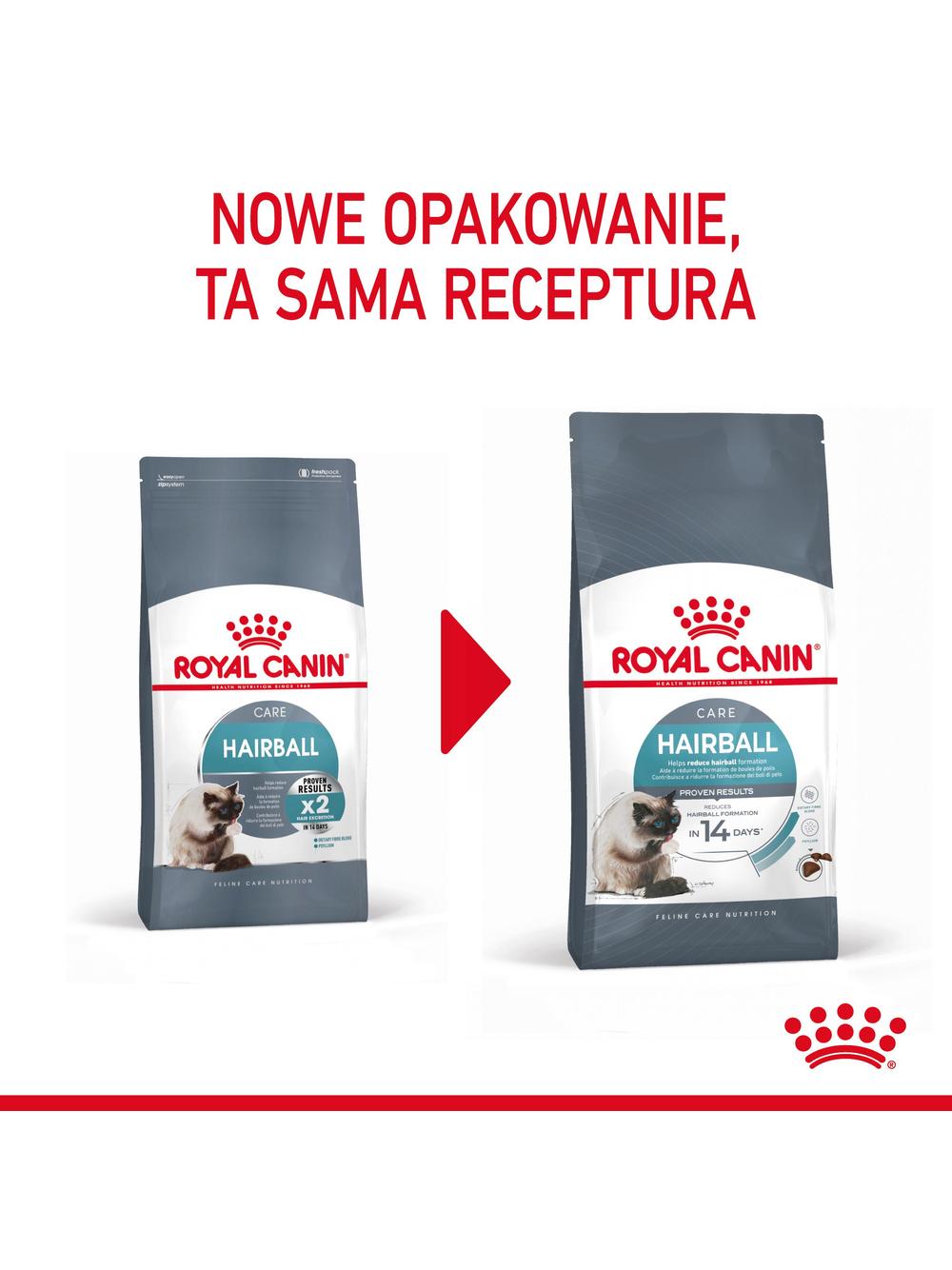 ROYAL CANIN Hairball Care 10kg karma sucha dla kotów dorosłych, eliminacja kul włosowych + niespodzianka dla kota GRATIS!