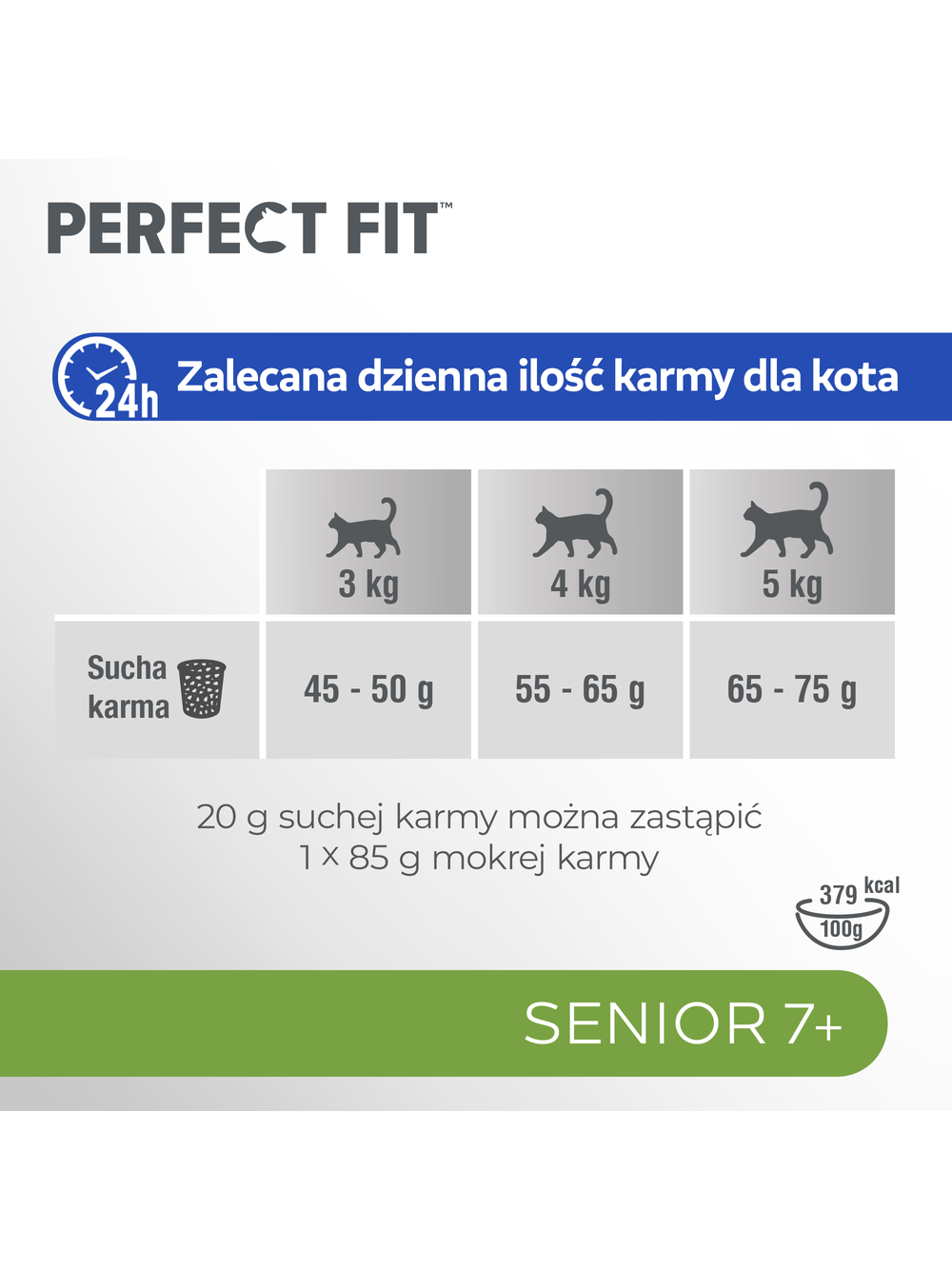 PERFECT FIT (Senior 7+) 6x750g Bogaty w kurczaka - sucha karma dla kota starszego
