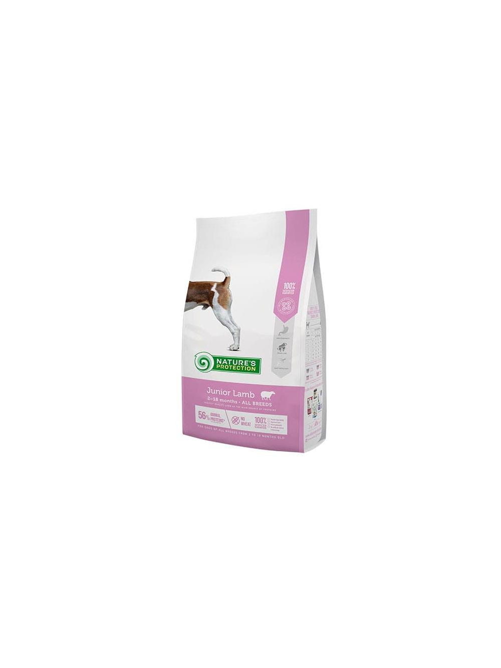 NATURES PROTECTION Junior Lamb 2kg + niespodzianka dla psa GRATIS!