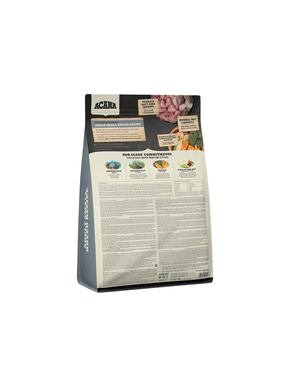 ACANA  Adult Small Breed 2 kg + niespodzianka dla psa GRATIS!