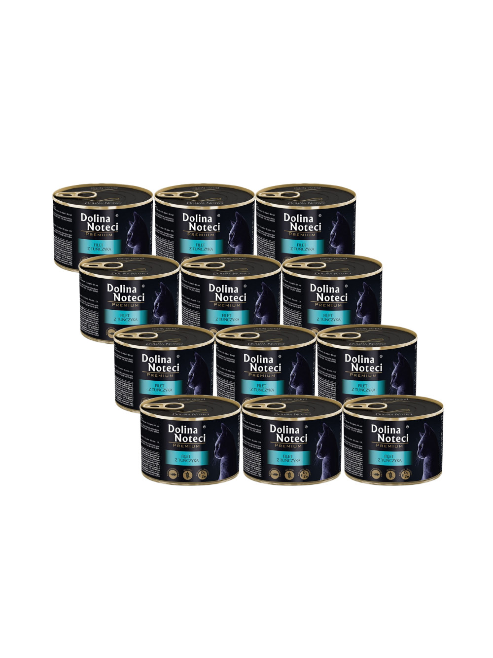 DOLINA NOTECI Premium dla kota filet z tuńczyka  12x185g