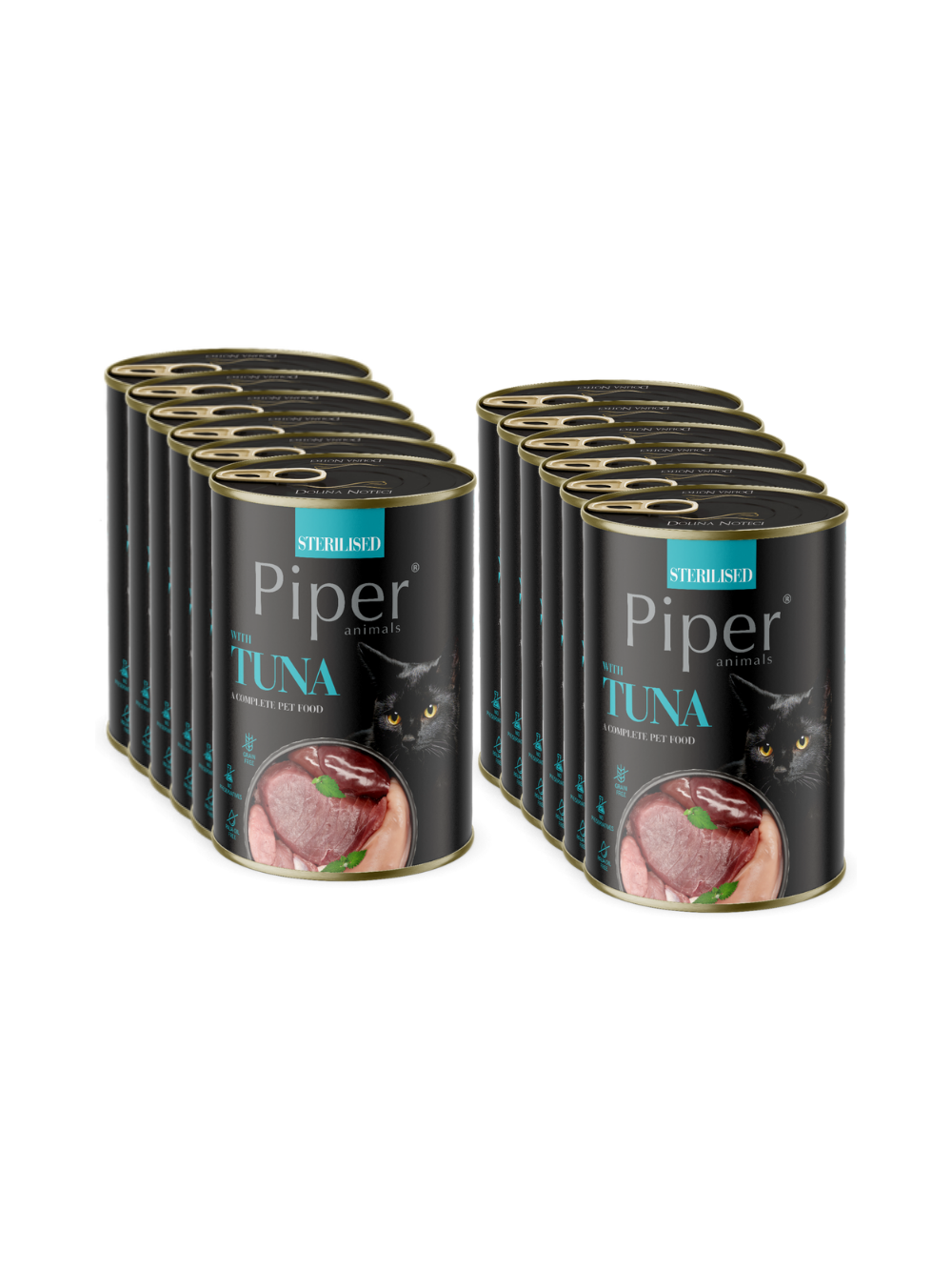 DOLINA NOTECI Piper dla kotów sterylizowanych z tuńczykiem 12x400g