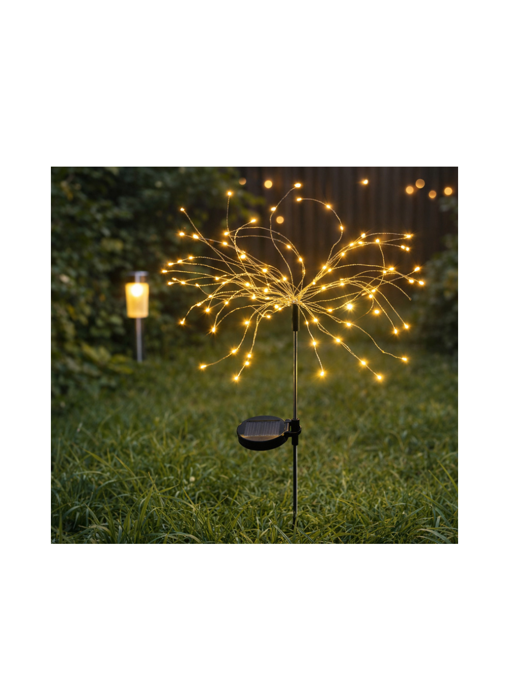 Lampa ogrodowa solarna - dmuchawiec - 2szt