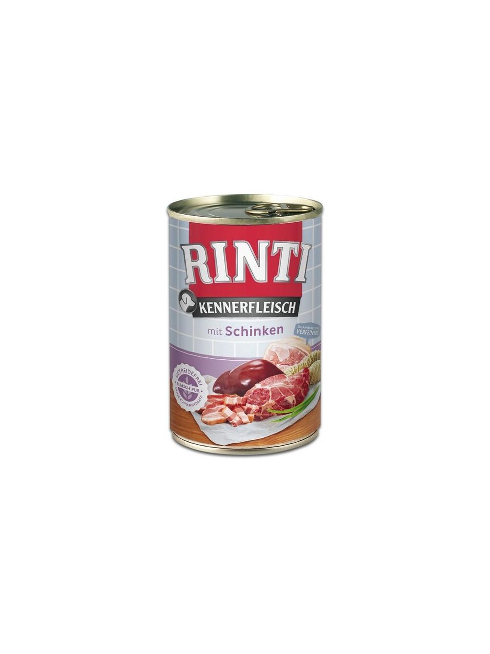 Rinti Kennerfleisch Schinken karma mokra dla psa - szynka 6x400g