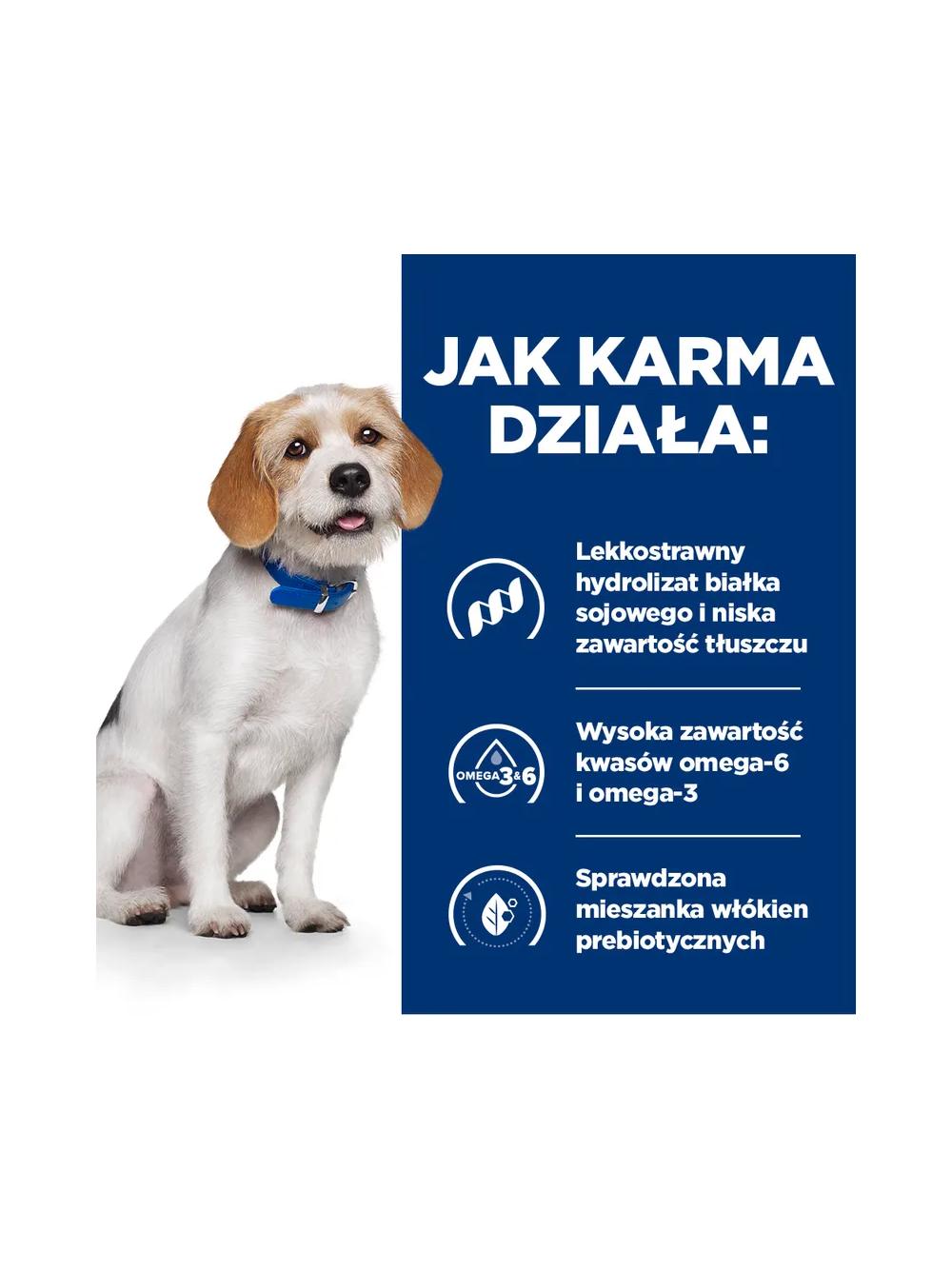 HILL'S PD Prescription Diet Canine z/d Food Sensitivities Low Fat 10kg /Opakowanie uszkodzone (5376,6812,7333,7820,8136,8483)!!