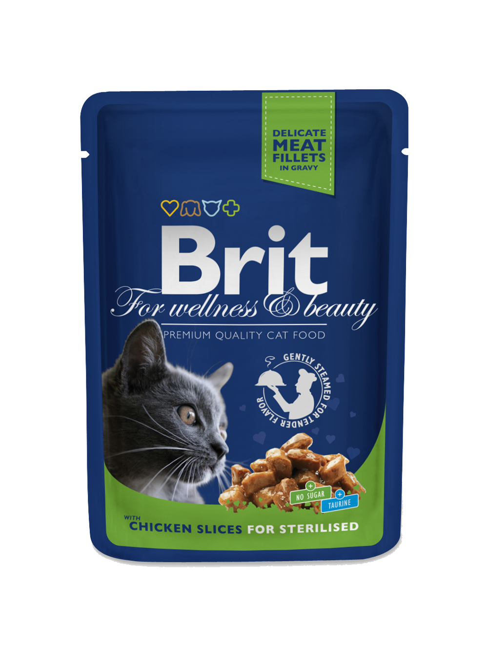 BRIT Cat Sterilised KURCZAK  100g