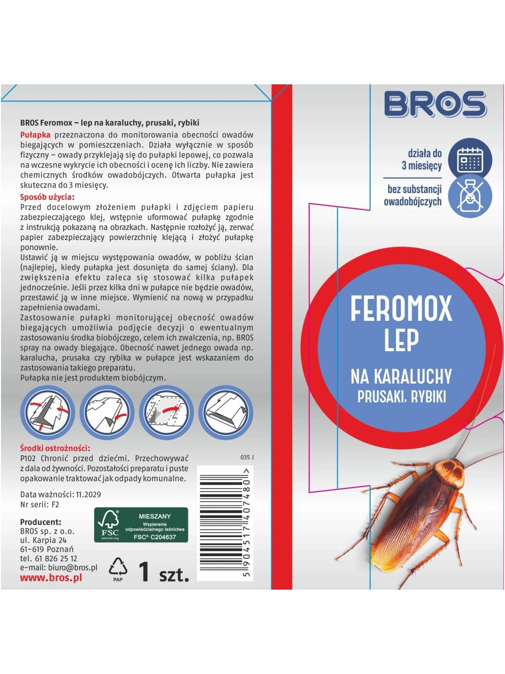 BROS - Feromox – lep na karaluchy