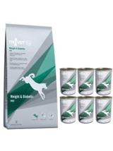 TROVET WRD Weight & Diabetic (dla psa) 12,5kg + WRD Weight & Diabetic 6x400g