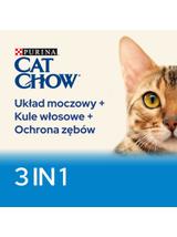 PURINA Cat Chow 3in1 Karma bogata w indyka 15kg