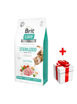 BRIT Care Cat  Grain-Free Sterilised Urinary Health 400g + niespodzianka dla kota GRATIS!