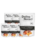DOLINA NOTECI Danie z łososia z marchewką i ryżem 10x300g-karma mokra dla psa