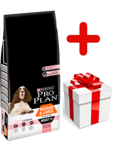 Purina Pro Plan Medium & Large 7+ Sensitive Optiderma, łosoś i ryż 14kg  + niespodzianka dla psa GRATIS!