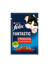FELIX Wołowina w galaretce - saszetka 26x85g