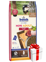 Bosch Adult Mini Lamb & Rice, jagnięcina i ryż (nowa receptura) 15kg + Niespodzianka dla psa GRATIS