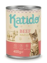 Katido Mokra karma dla kotów z Wołowiną 400g